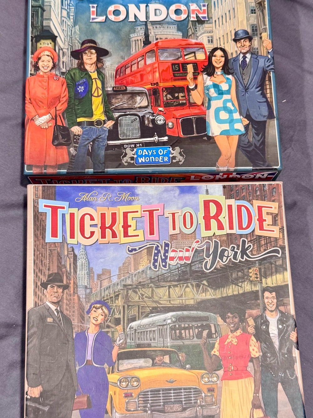 Ticket To Ride London and New York Like New